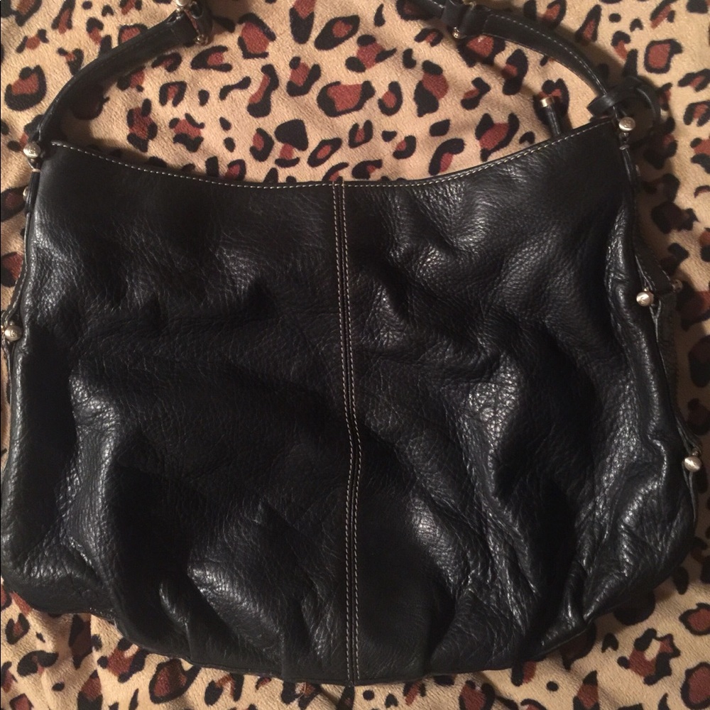 Liz Claiborne soft black leather bag!!!